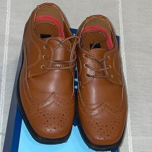Josmo Brown Kids Dress Shoes